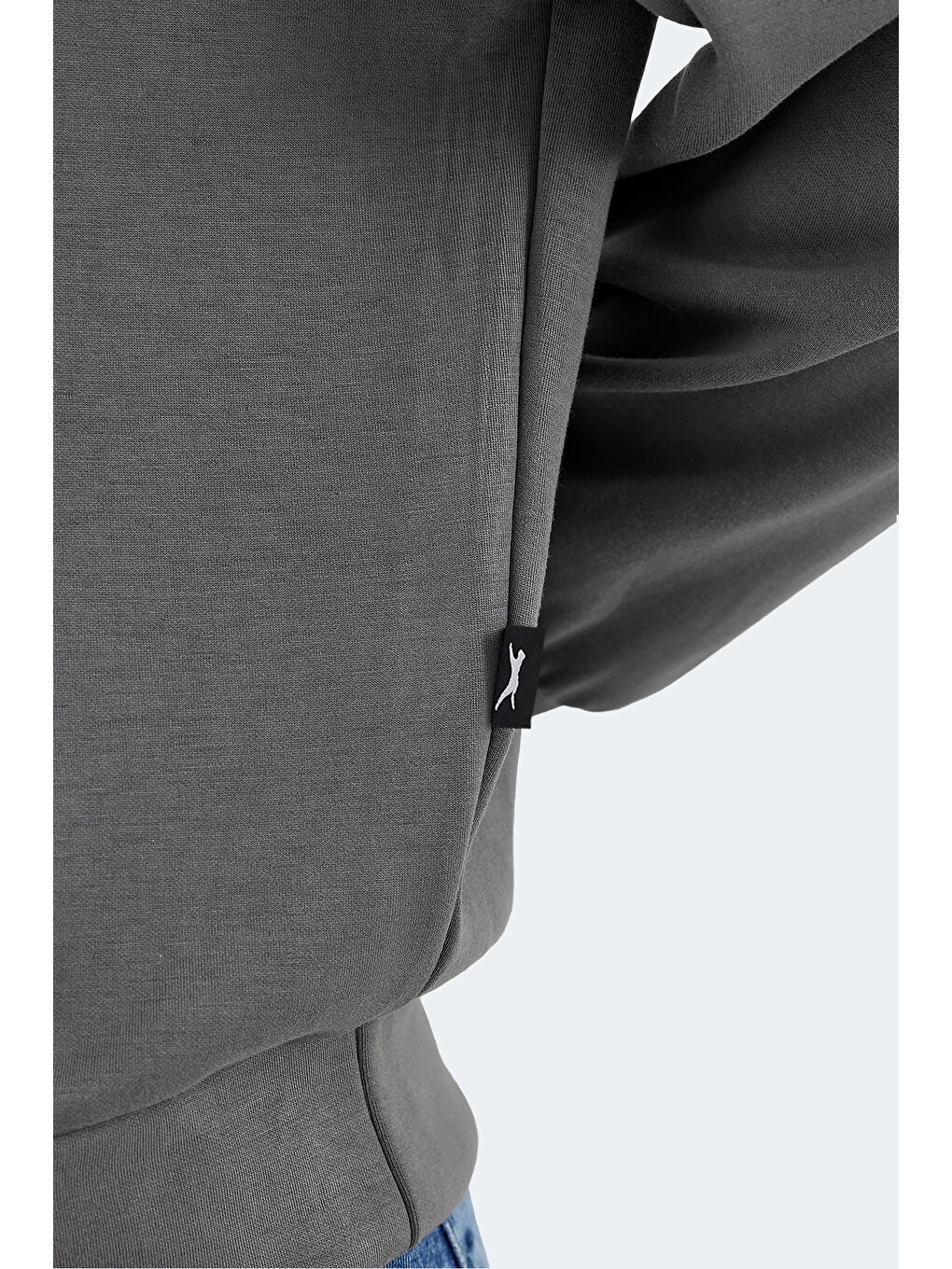 VIDAL Oversize Kadın Koyu Gri Sweatshirt-4