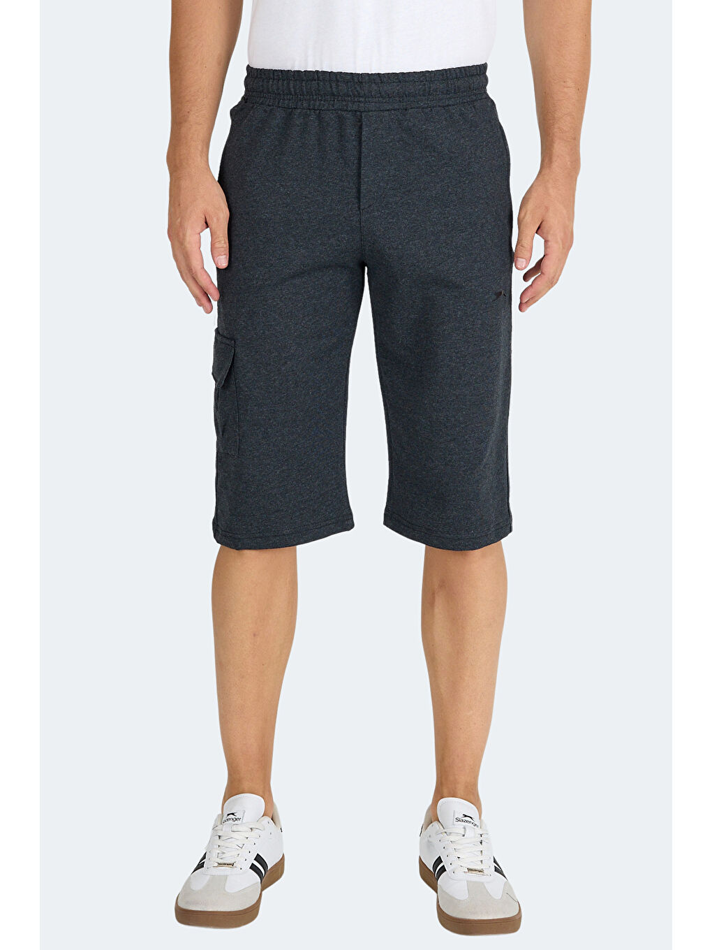 NECK I Erkek Cepli Kapri Koyu Gri Şort-1