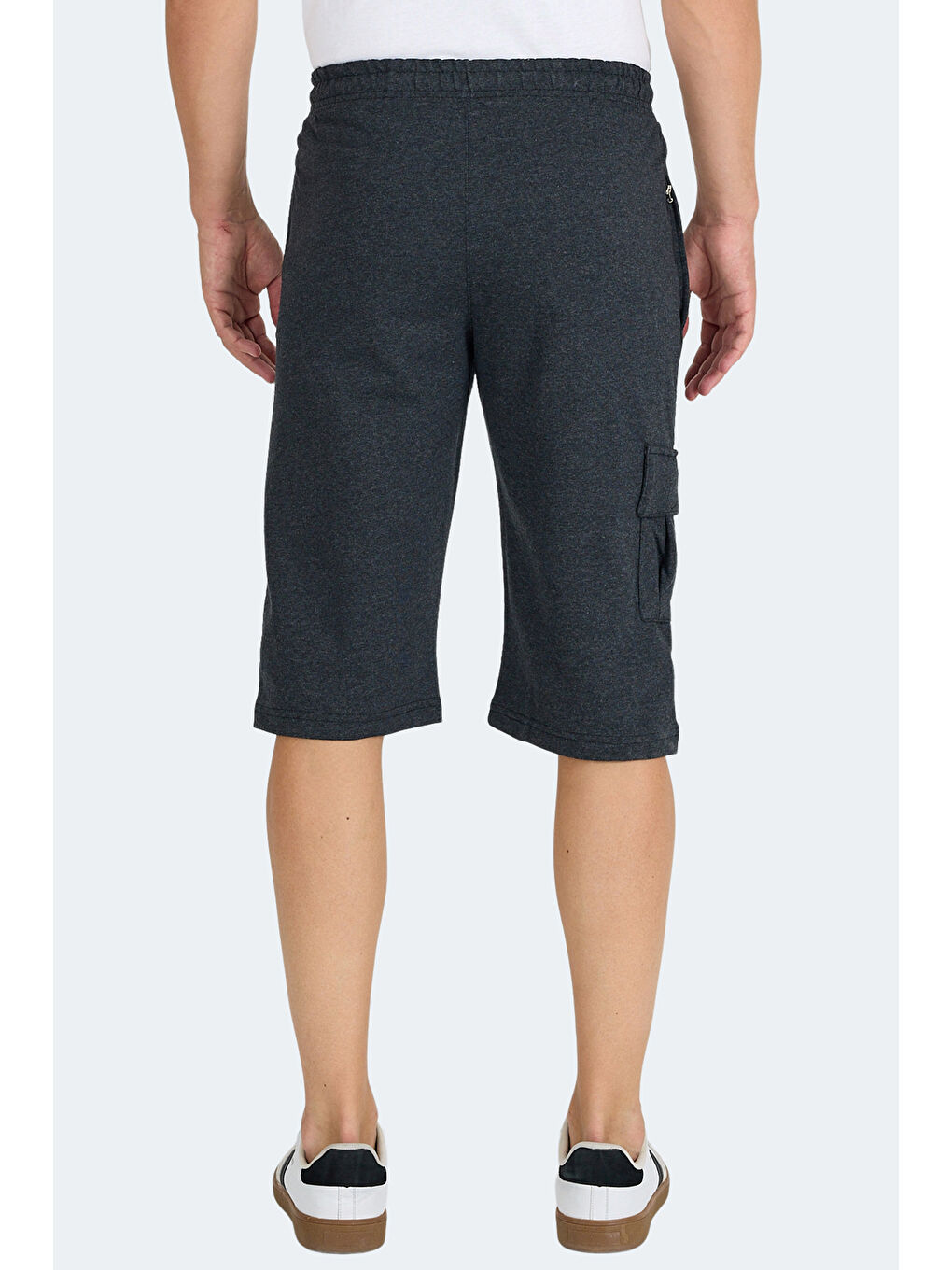 NECK I Erkek Cepli Kapri Koyu Gri Şort-4
