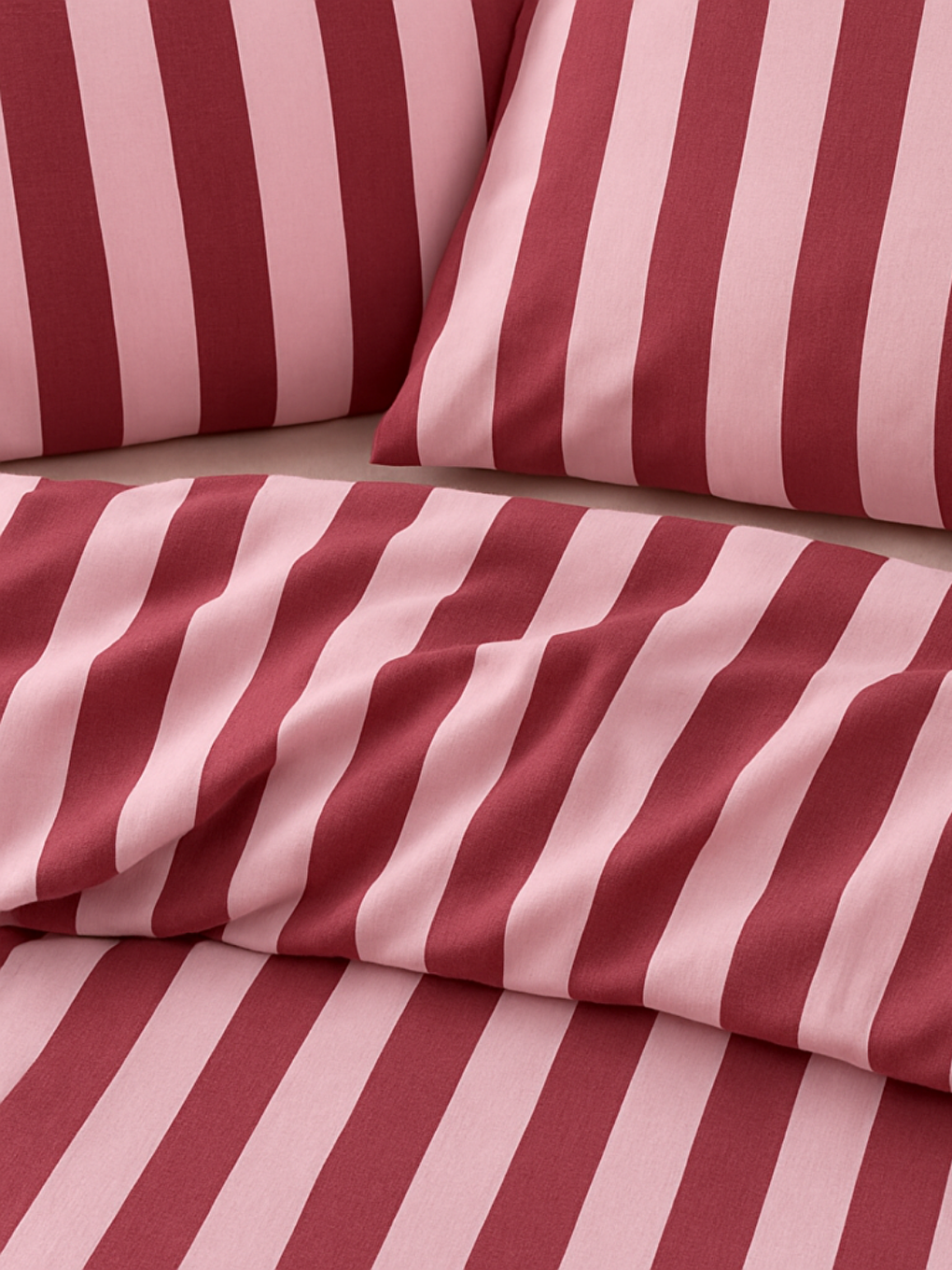 Ranforce Bordo Tek Kişilik Nevresim Seti-1