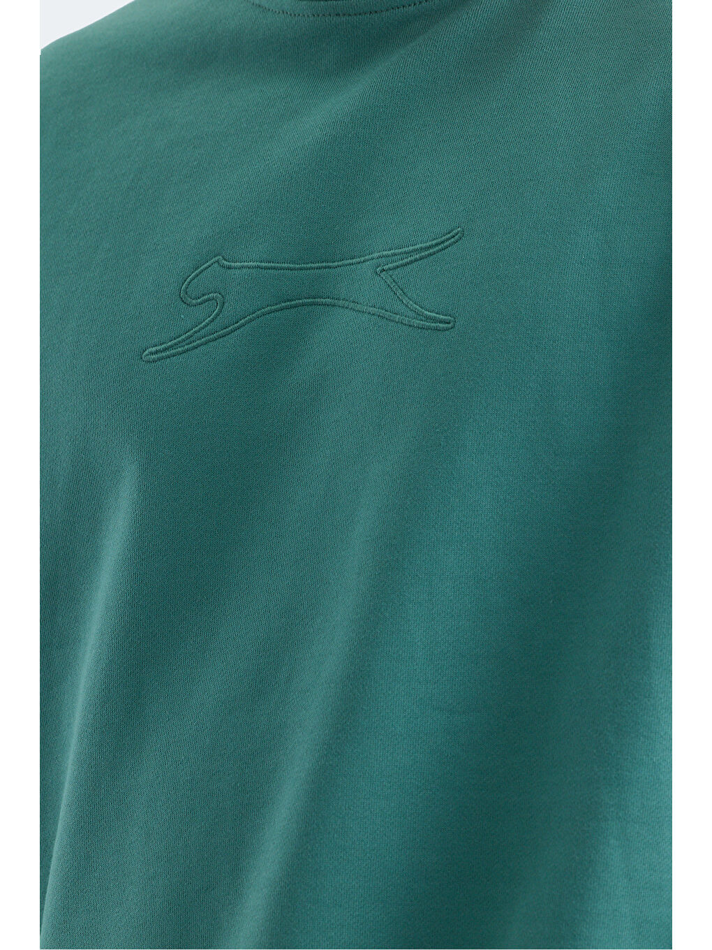 VADIK Oversize Erkek Yeşil Sweatshirt-4