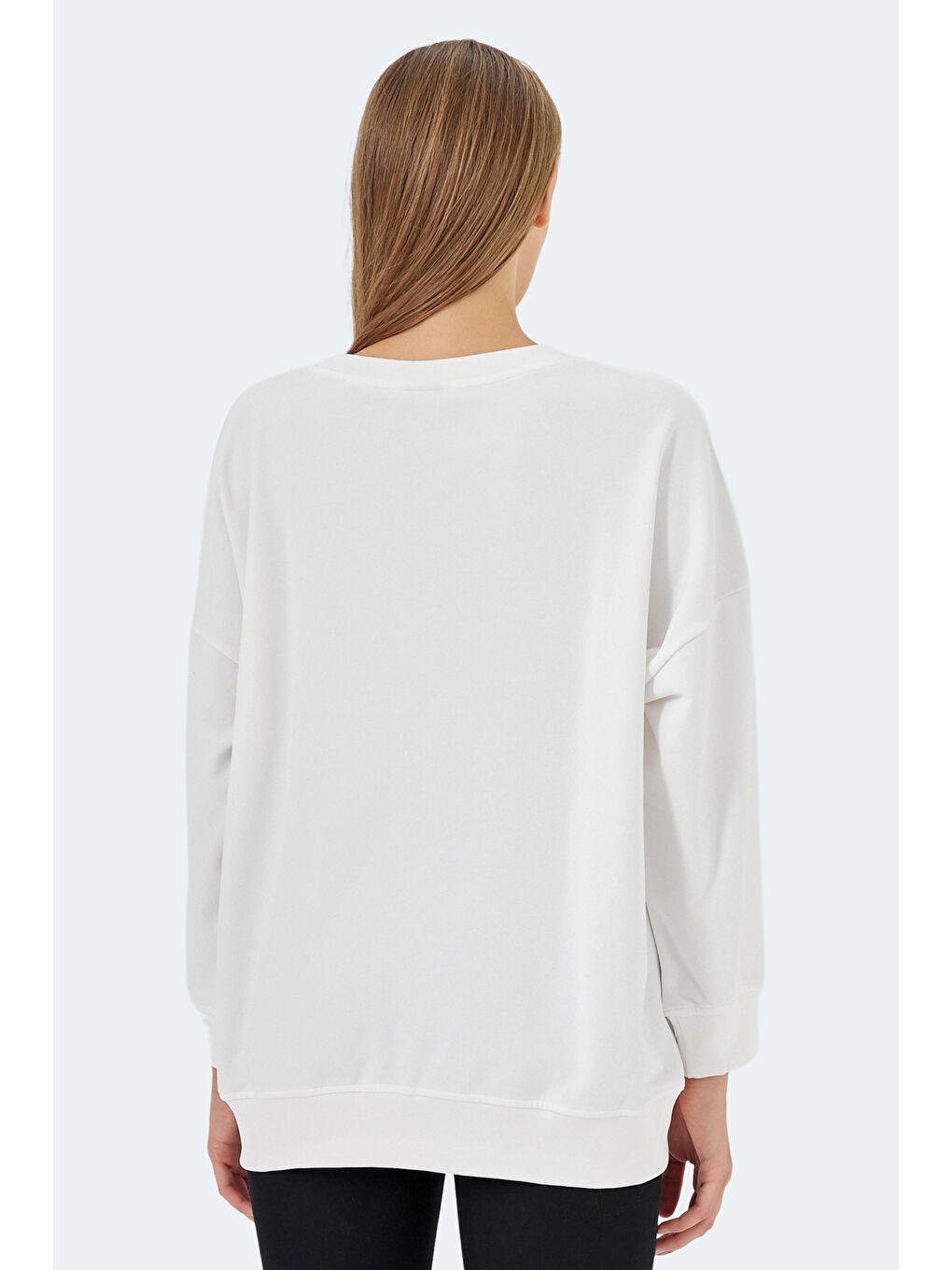 VIKENTI SW Kadın Beyaz Sweatshirt-1
