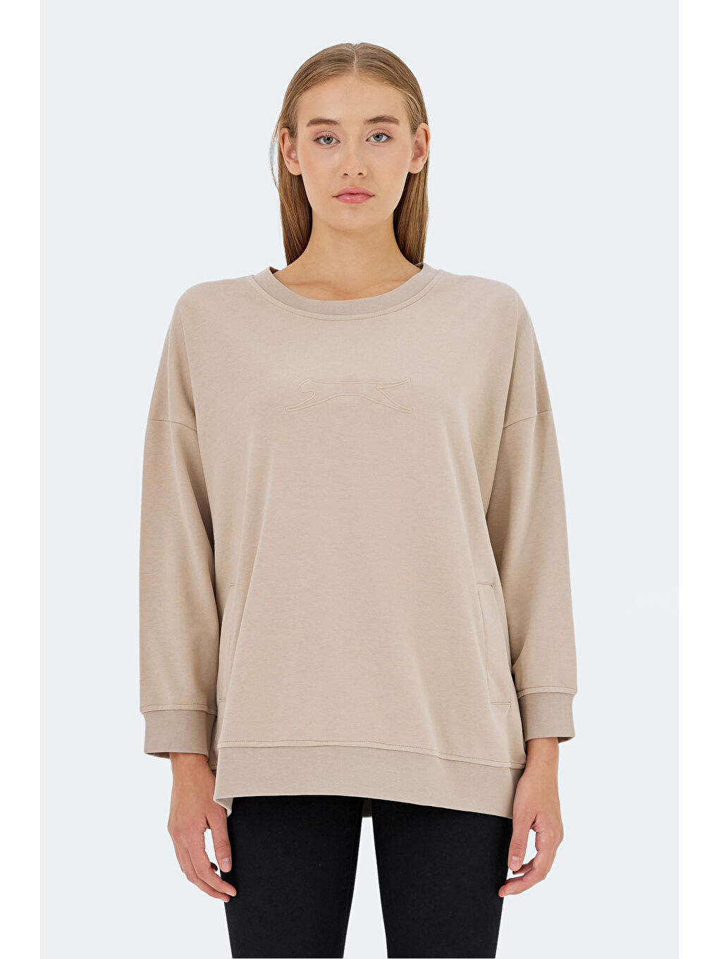 VIKENTI SW Kadın Bej Sweatshirt-5