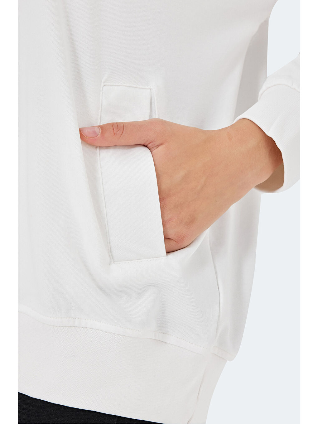 VIKENTI SW Kadın Beyaz Sweatshirt-4