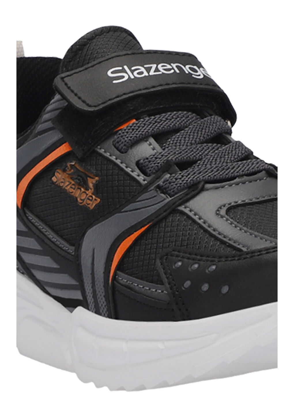 KENDALL Unisex Çocuk Cırt Cırtlı Siyah / Koyu Gri Günlük Spor Ayakkabısı-3