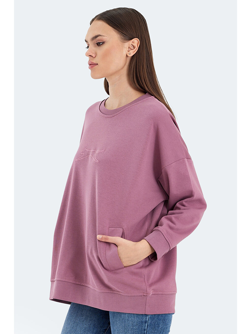 Pembe VIKENTI SW Kadın Gül Sweatshirt-2