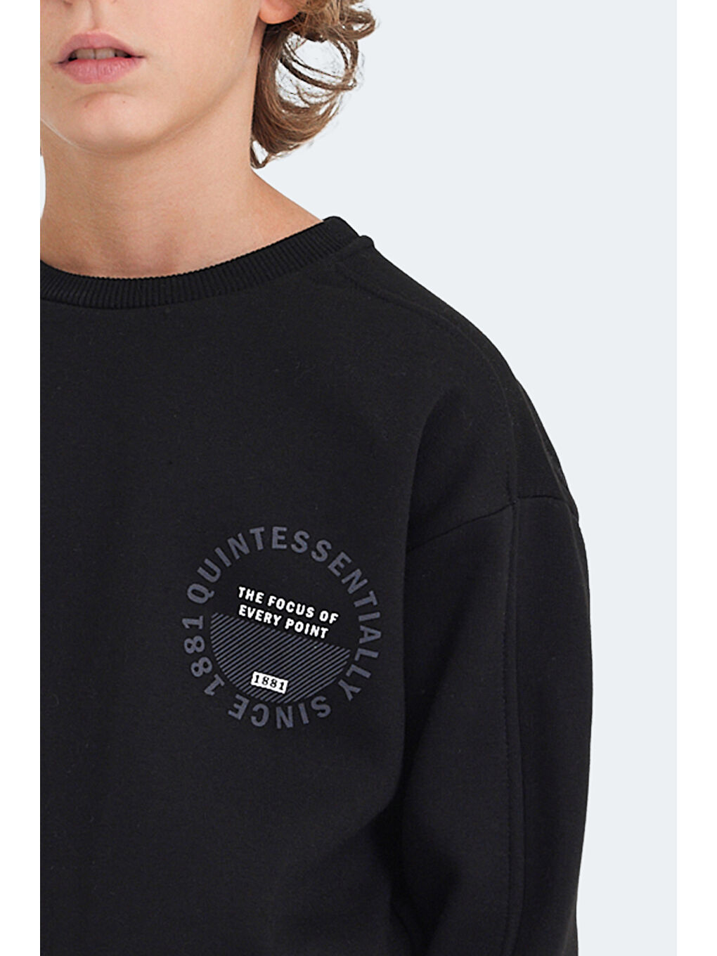 Erkek  Çocuk Sweatshirt Siyah-5