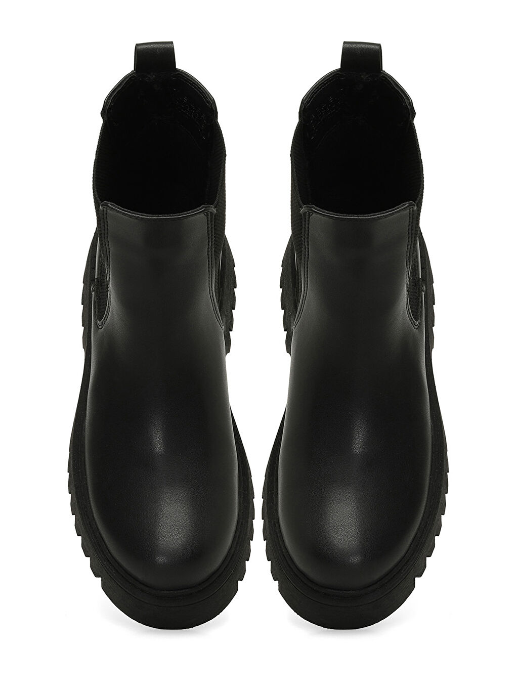 Siyah Pamela Kadın Kalın Taban Bot-6