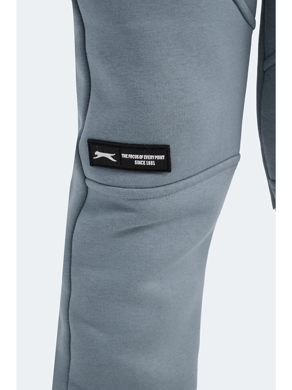 LAMYA Unisex Çocuk Fermuar Cepli Mavi Eşofman Altı-4