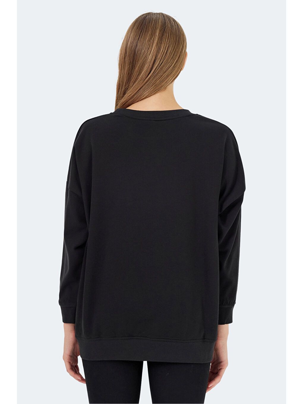 VIKENTI SW Kadın Siyah Sweatshirt-1