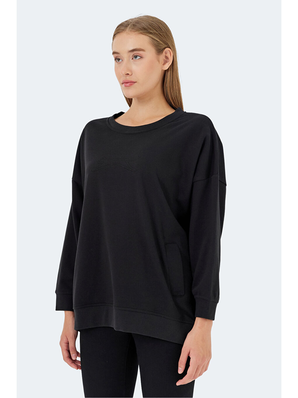 VIKENTI SW Kadın Siyah Sweatshirt-3