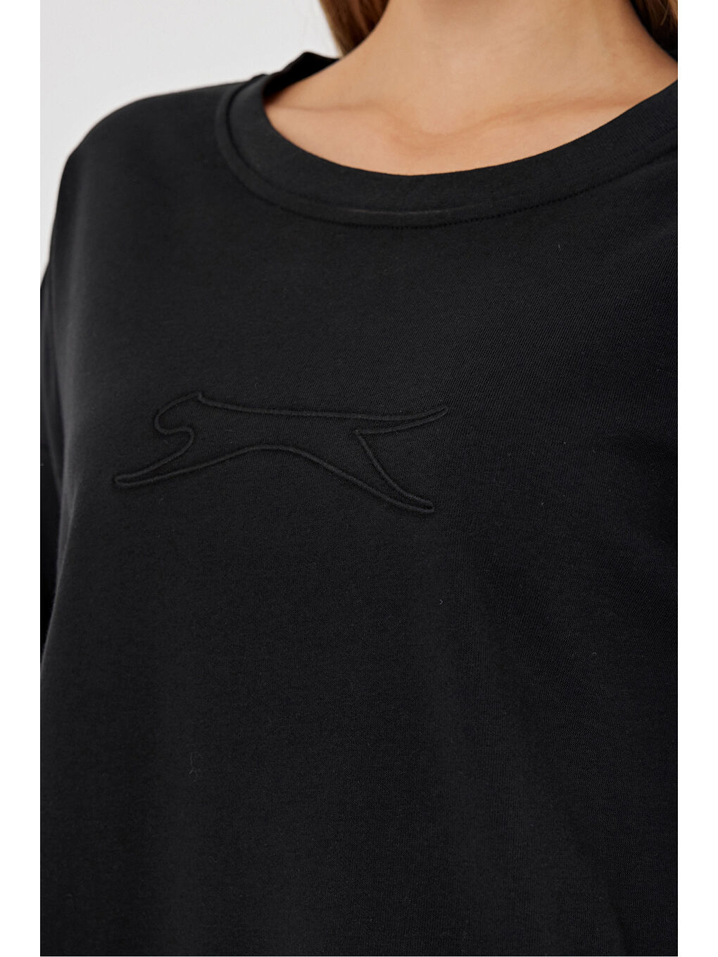 VIKENTI SW Kadın Siyah Sweatshirt-5