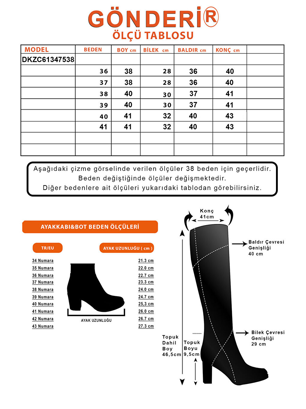 Kahverengi Kadın ORTA KAHVERENGİ Fermuarlı Kalın Topuklu Hakiki Deri Kovboy Çizme-5