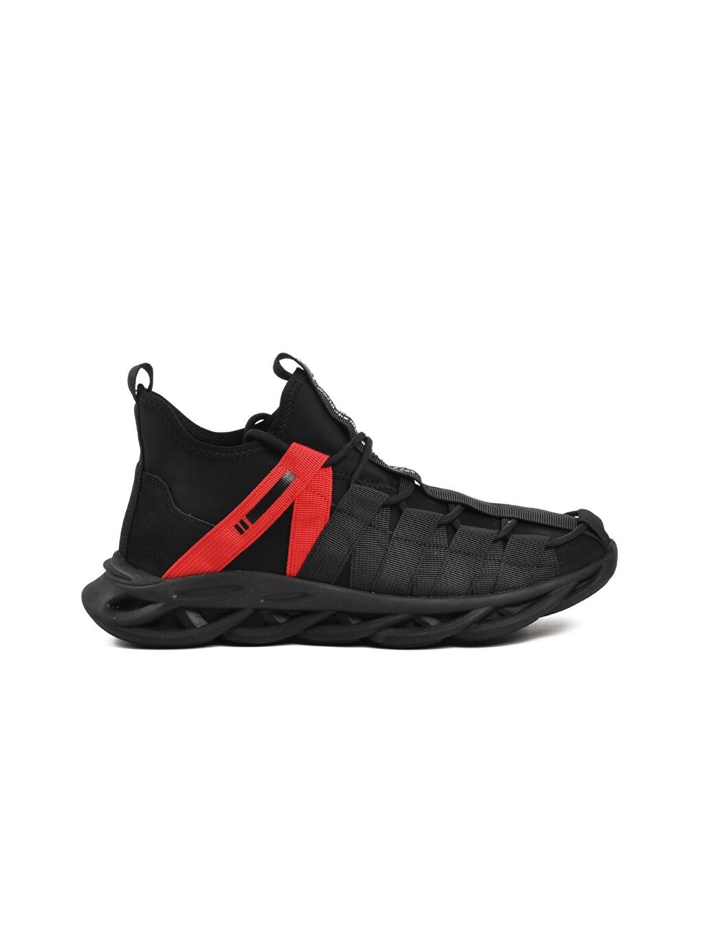 Siyah Bağcıklı Erkek Sneaker 23Y540