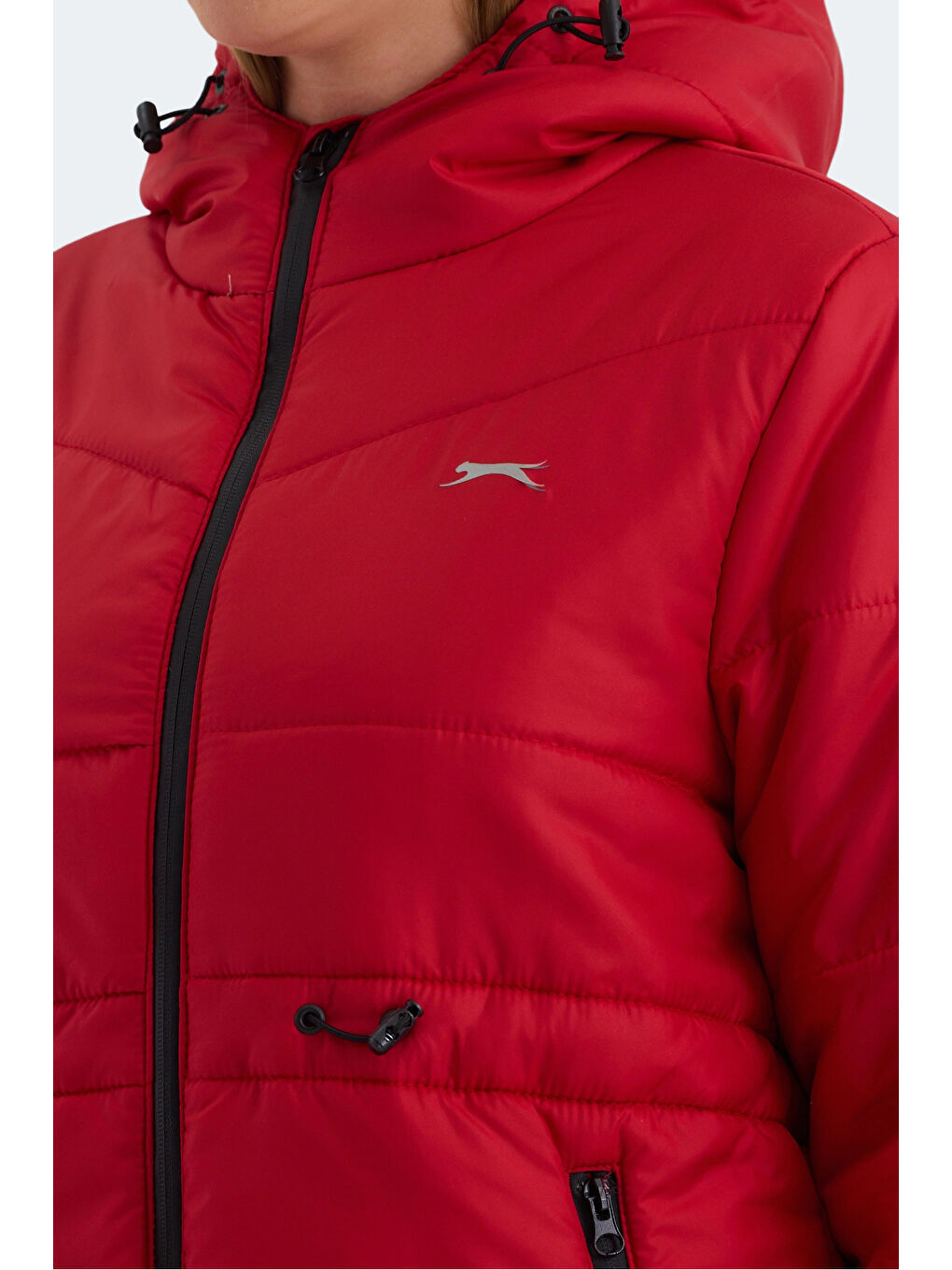 CALLU Kadın Mont Kaban Kırmızı-3