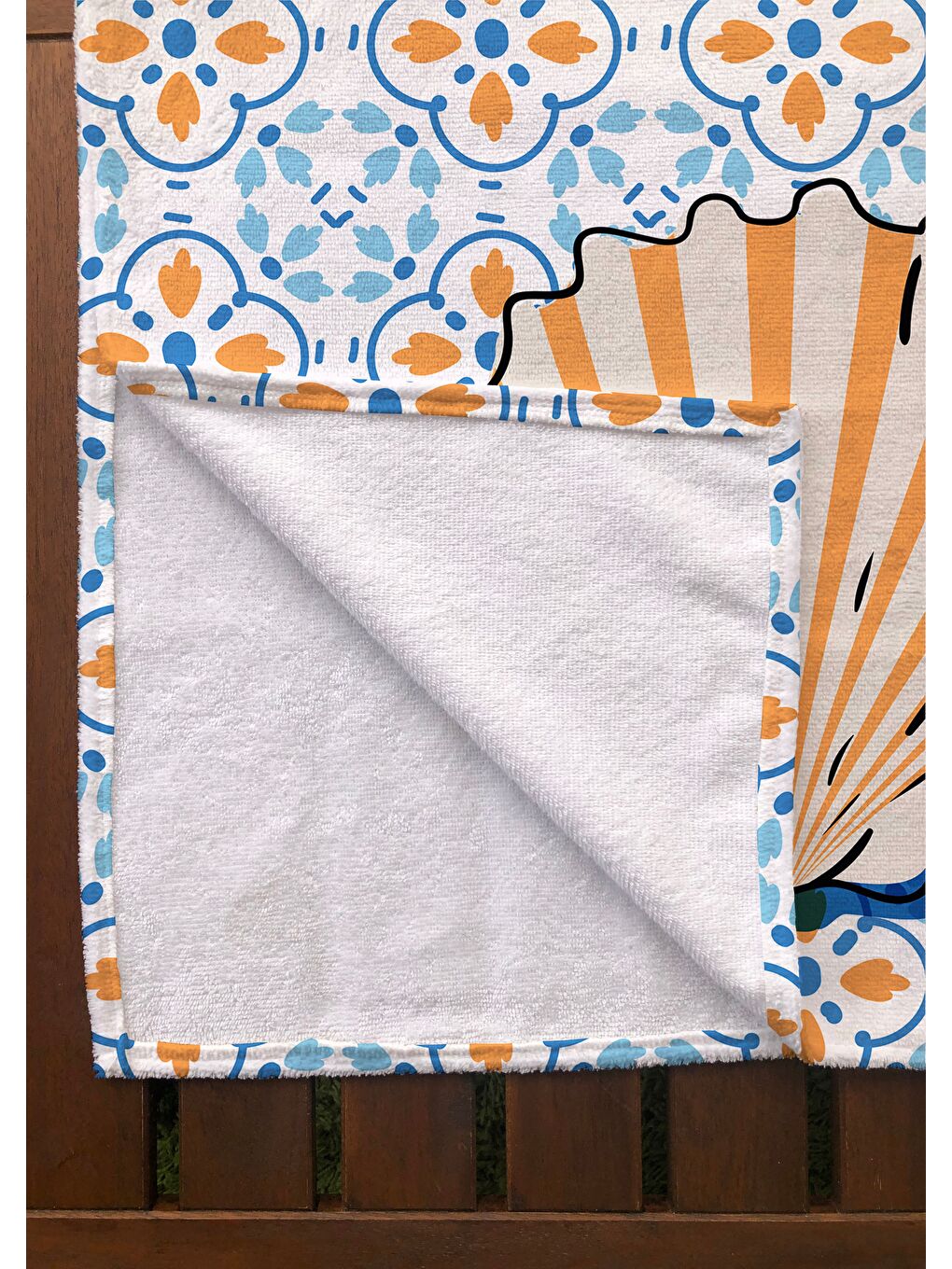 Karışık Özel Tasarım desenli Hızlı Kuruyan 75x150 cm Plaj Havlusu – Baskılı-1