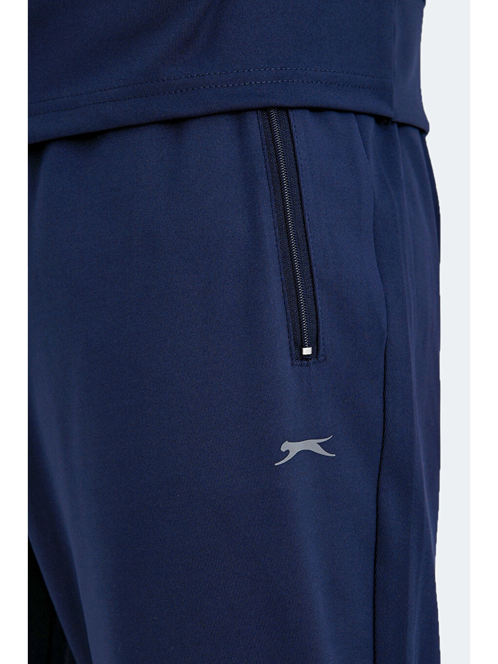 RARELY Erkek Fermuarlı Dik Yaka Cepli Lacivert Eşofman Takımı-5