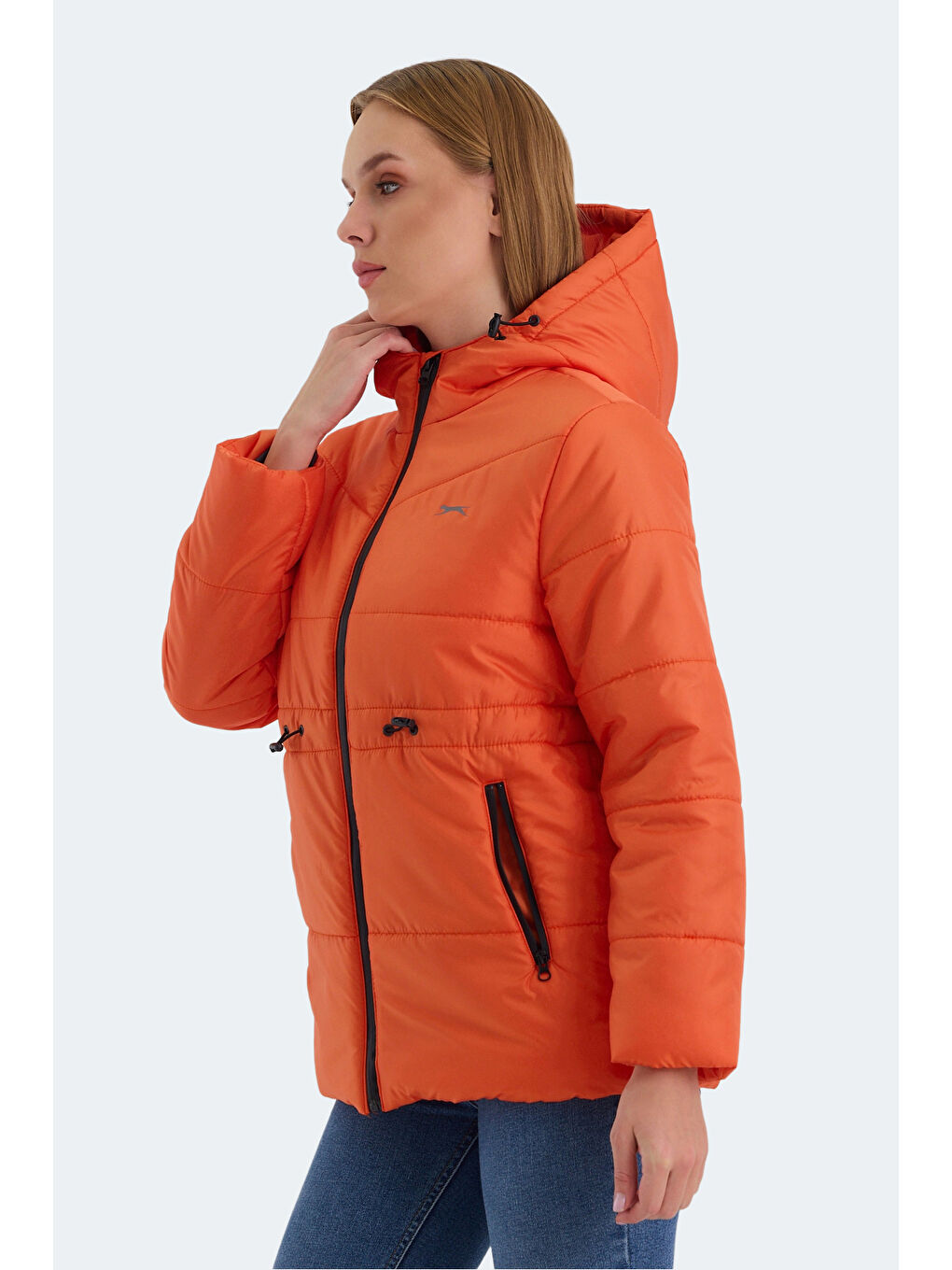 CALLU Kadın Mont Kaban Turuncu-2