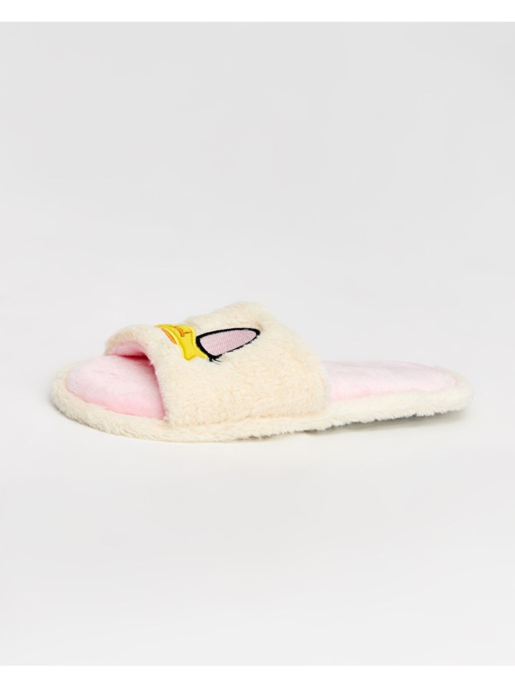 Beyaz BOBİ - Ördek Figürlü Kadın Ev Terliği-4