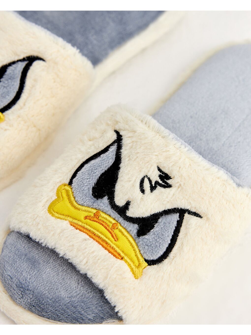 Beyaz BOBİ - Ördek Figürlü Kadın Ev Terliği-7