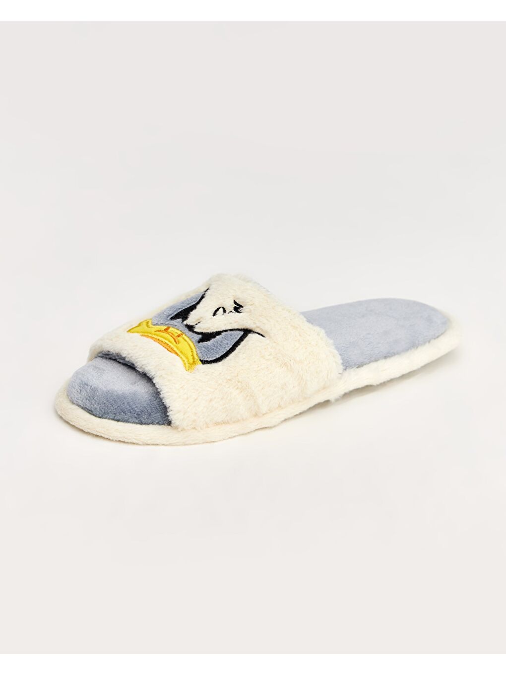 Beyaz BOBİ - Ördek Figürlü Kadın Ev Terliği-8