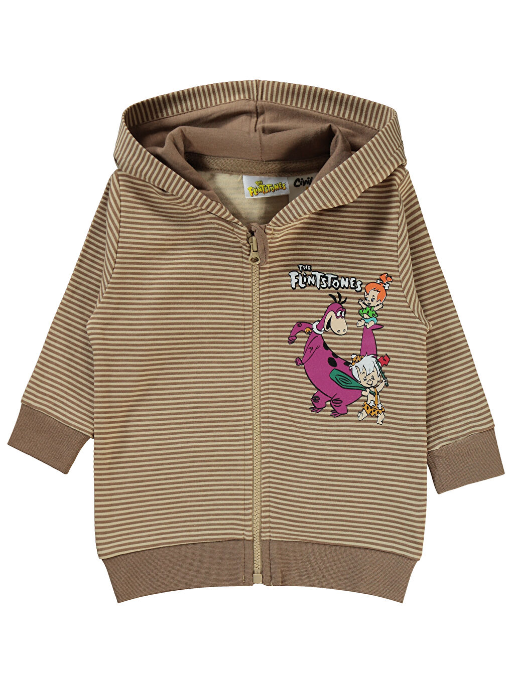 Kahverengi Erkek Bebek Hırka 6-18 Ay Sütlükahve