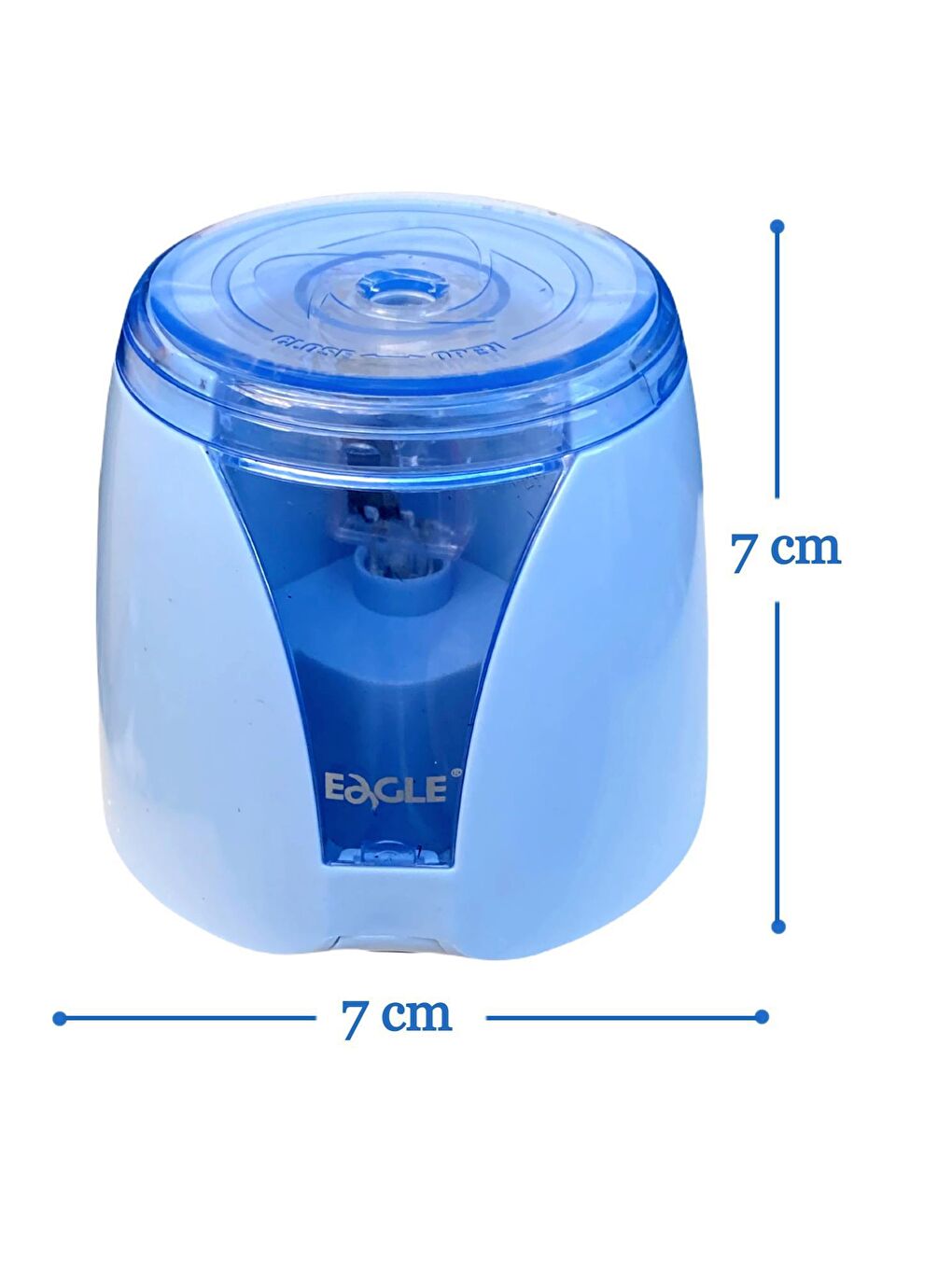 Pilli Taşınabilir Otomatik Kalemtıraş (TY35) Mavi + AA Pil-2