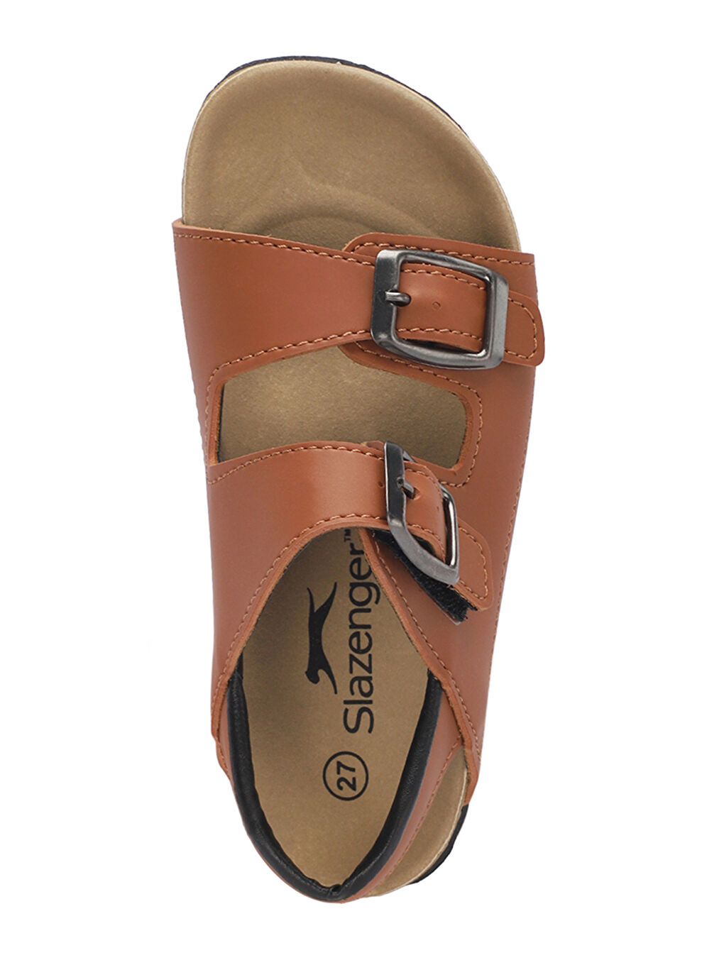 Kahverengi KOBBY Unisex Çocuk Taba Sandalet-4