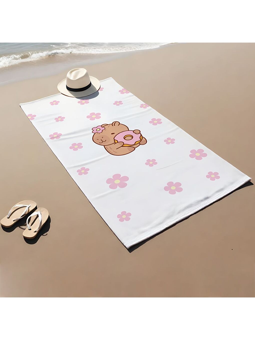 Karışık Özel Tasarım desenli Hızlı Kuruyan 75x150 cm Plaj Havlusu – Baskılı-1