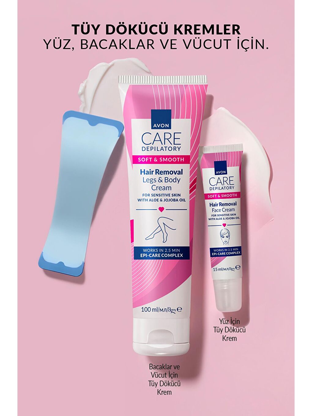 Work Vücut ve Yüz için Tüy Dökücü Krem Paketi-4