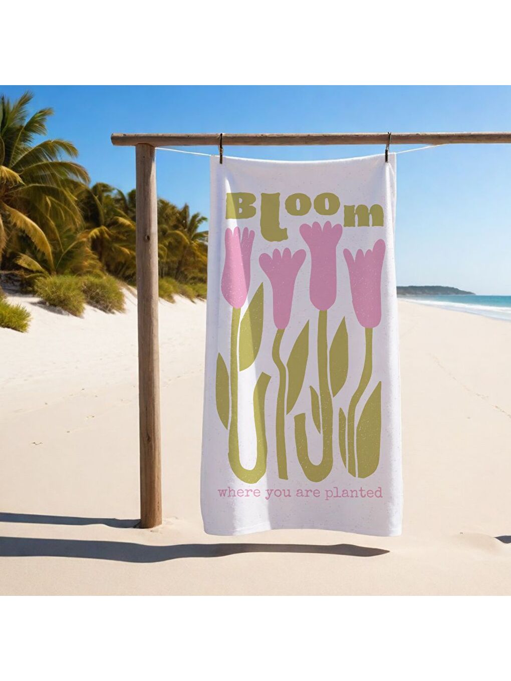 Karışık Özel Tasarım desenli Hızlı Kuruyan 75x150 cm Plaj Havlusu – Baskılı