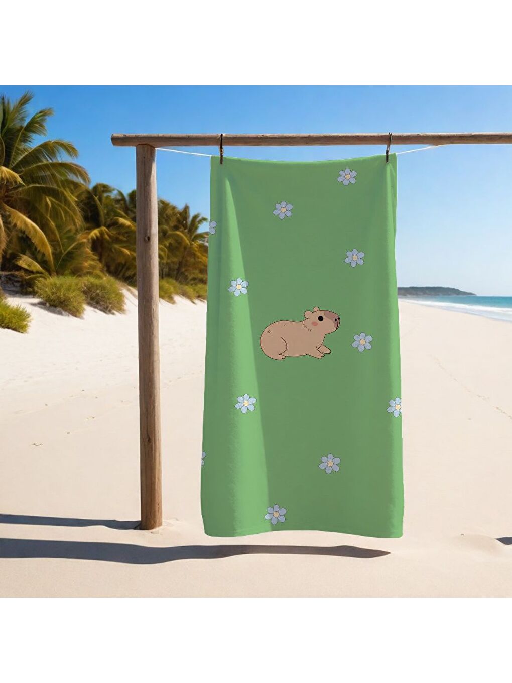 Karışık Özel Tasarım desenli Hızlı Kuruyan 75x150 cm Plaj Havlusu – Baskılı