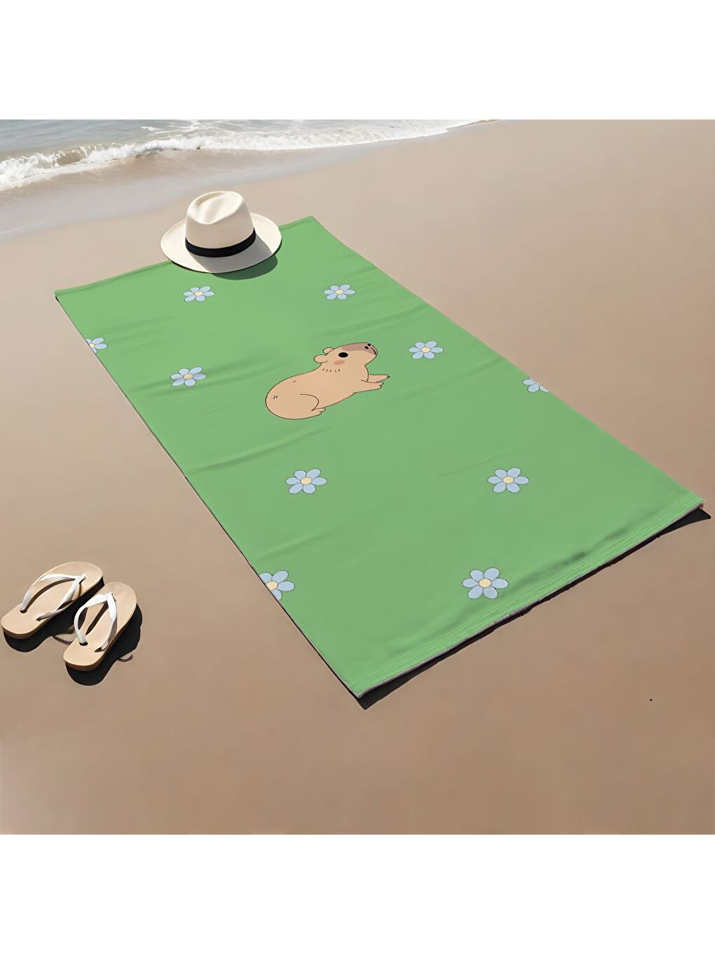 Karışık Özel Tasarım desenli Hızlı Kuruyan 75x150 cm Plaj Havlusu – Baskılı-1