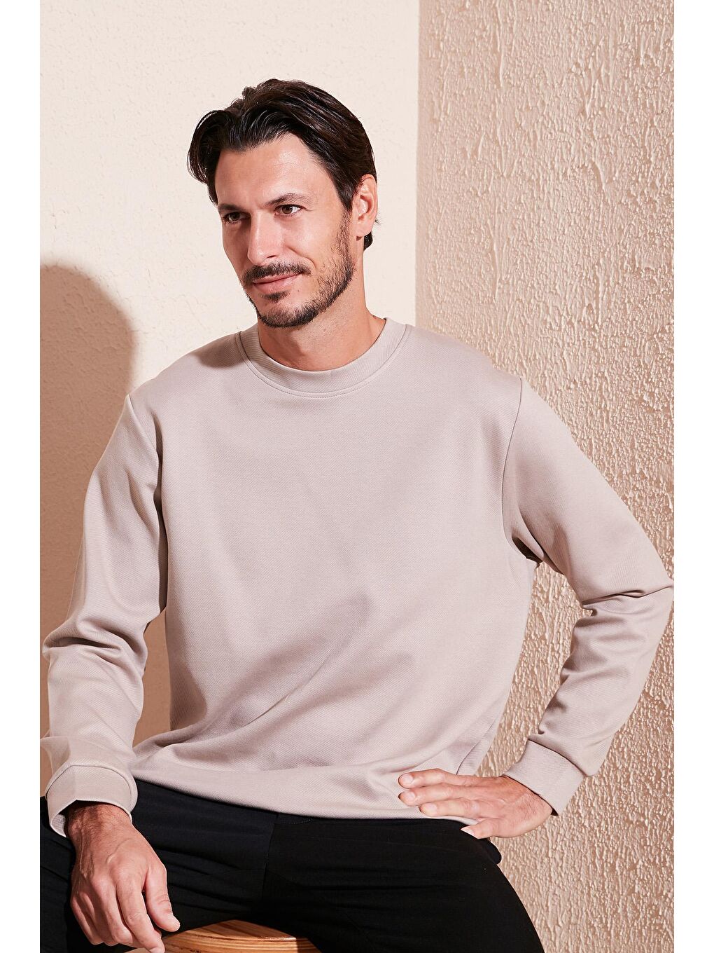 Buratti Taş Pamuklu Bisiklet Yaka Regular Fit Basic Sweat 5905521