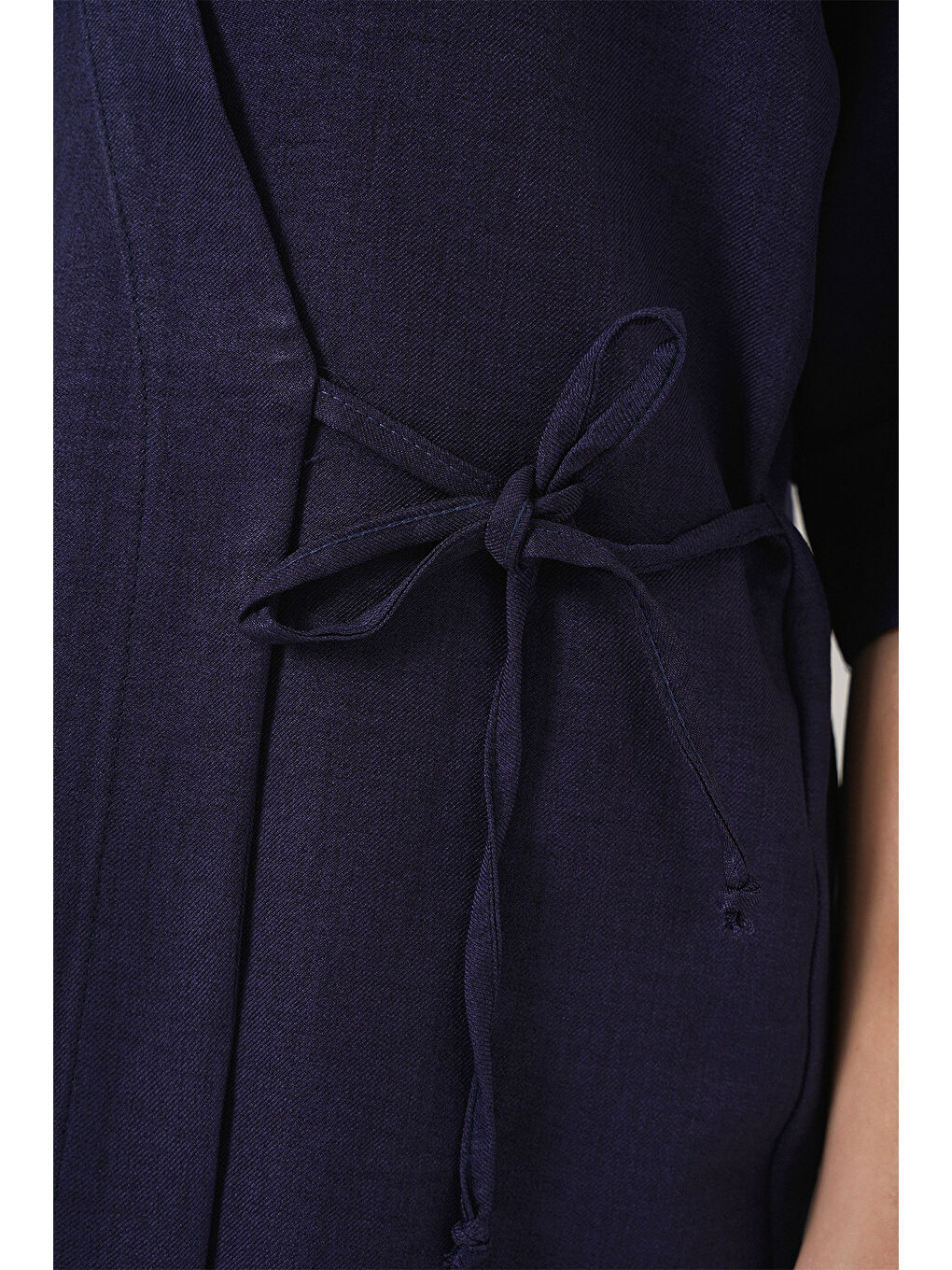 Kadın Önü Bağlamalı Alt Üst Takım 6745 - Lacivert-4