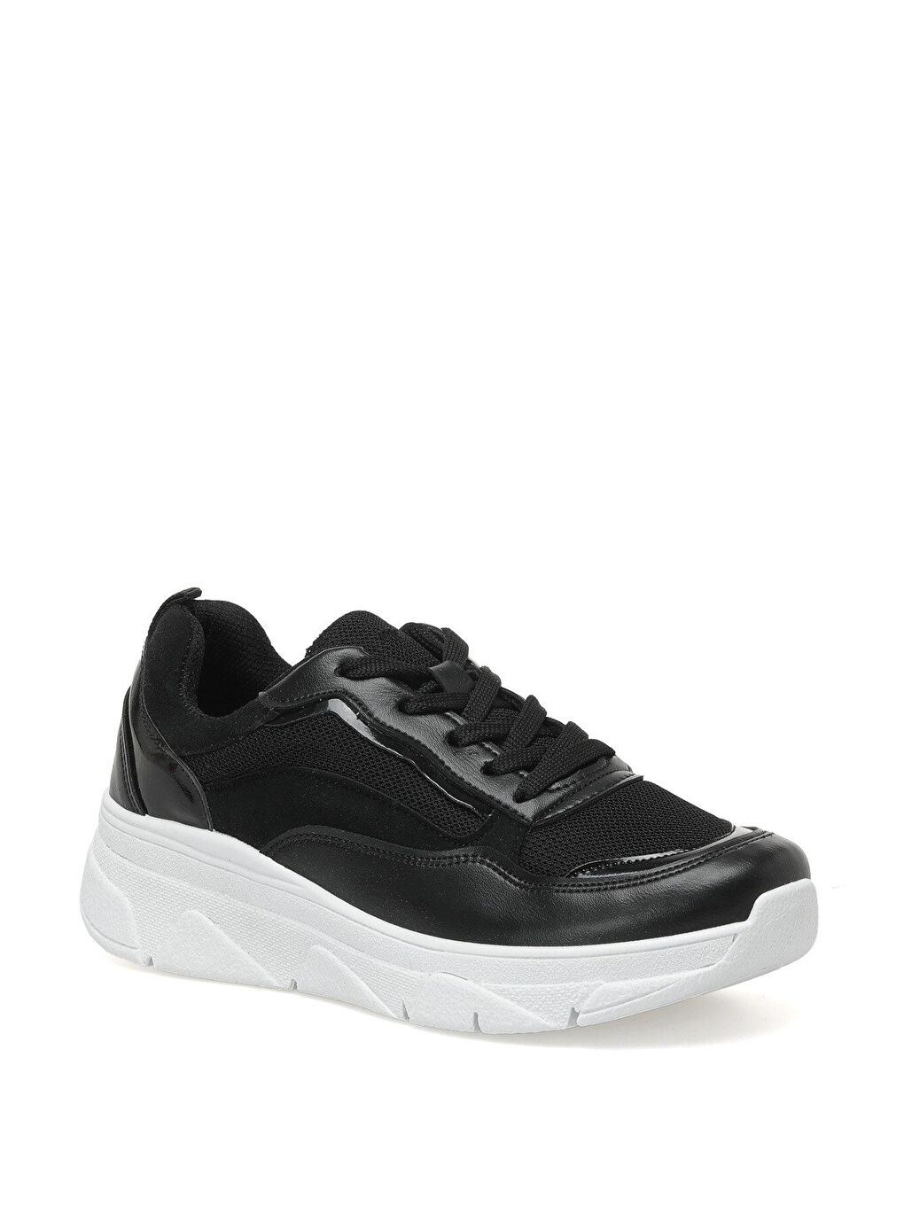 CW22004 2PR Siyah Kadın Spor Ayakkabı-1