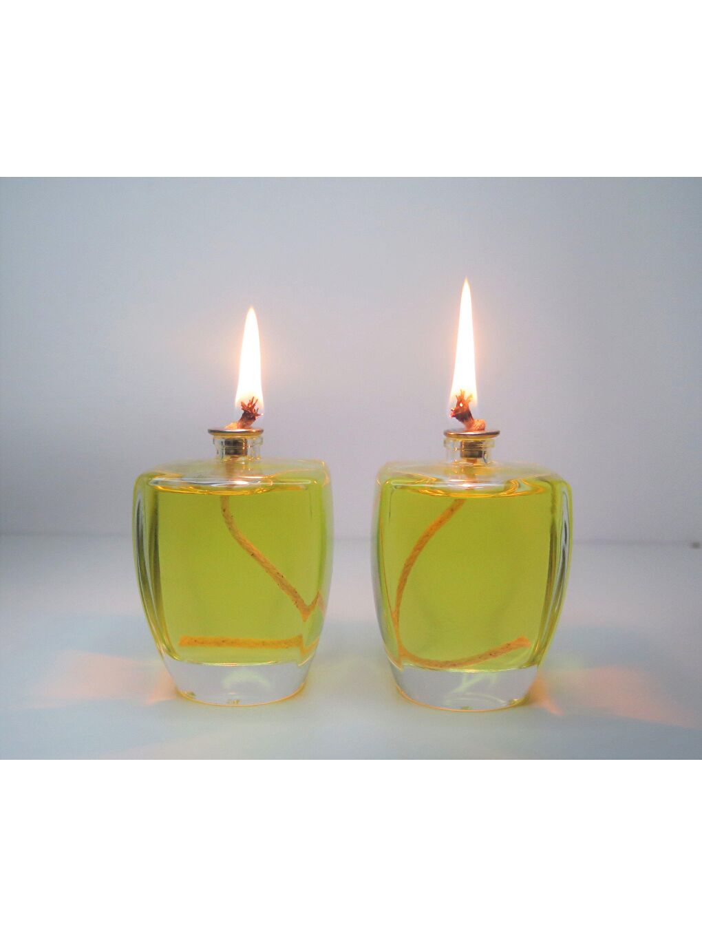 2 li White Jasmin Kokulu Sarı Kandil Seti (2x100 ml)