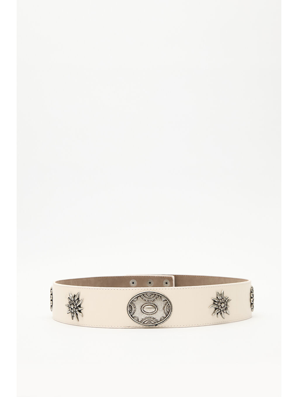 Desen Tokalı Korse Kemer Ekru-2