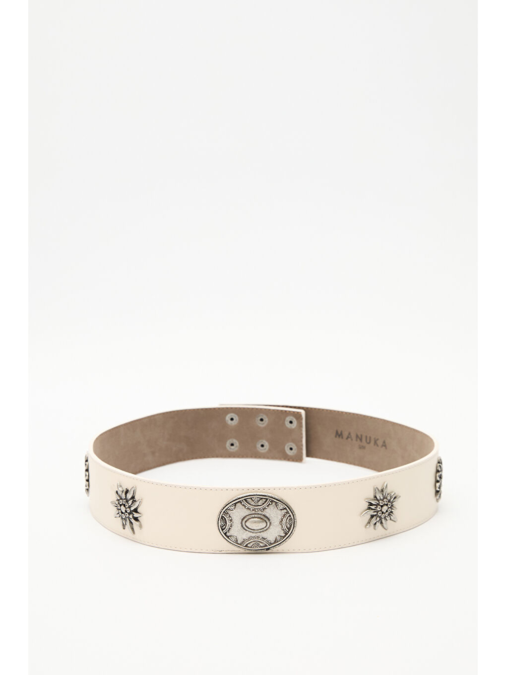 Desen Tokalı Korse Kemer Ekru-3