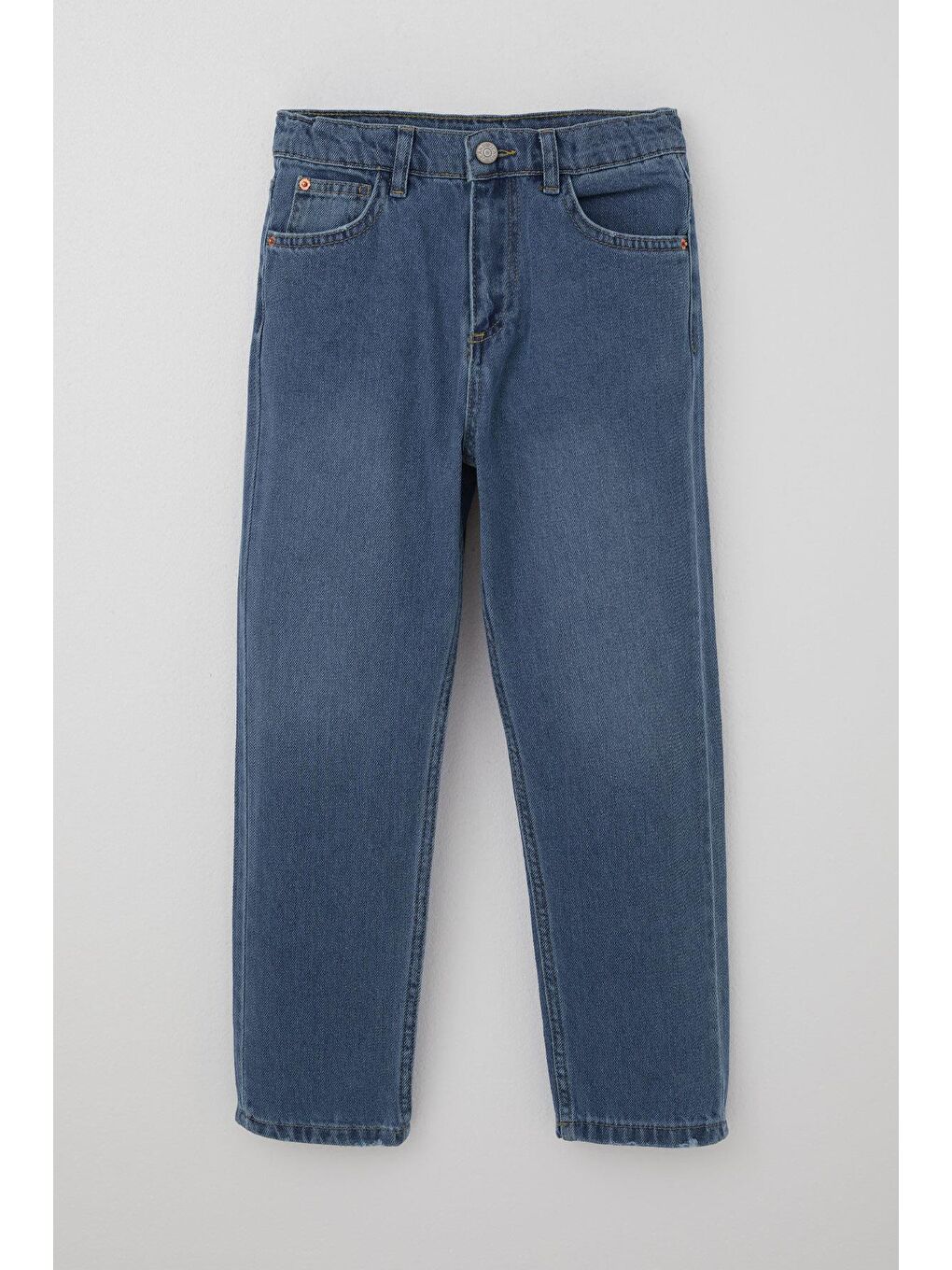 Kız Çocuk Jean Pantolon Cepli Mavi (10-14 Yaş)e