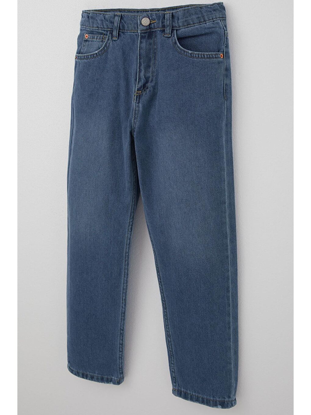 Kız Çocuk Jean Pantolon Cepli Mavi (10-14 Yaş)e-2