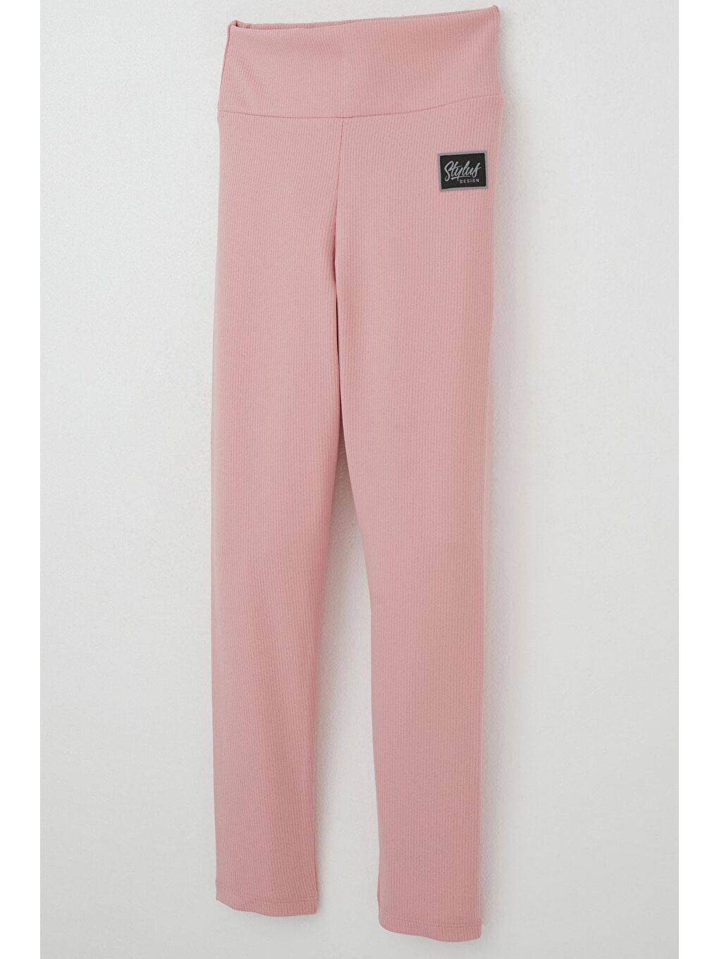 Kız Çocuk Tayt Yazılı Arma Baskılı Pembe (14 Yaş)-2