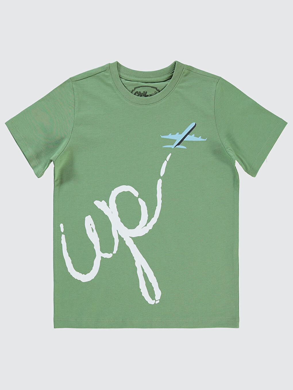 Boys Erkek Çocuk Tişört 6-9 Yaş Açık Haki