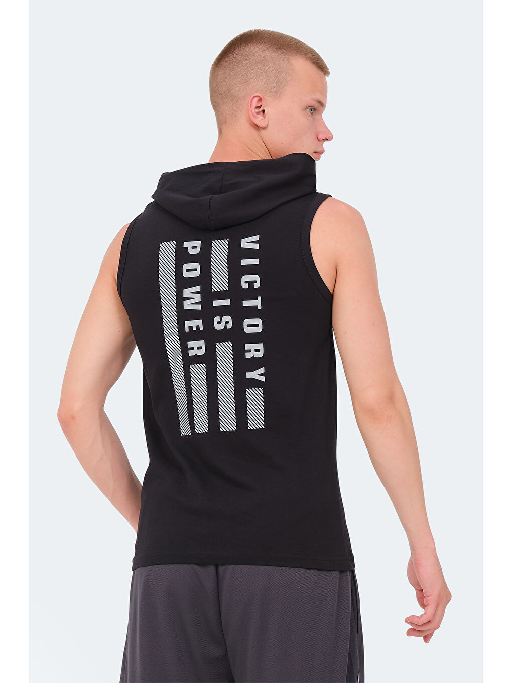 veRSIO Erkek %100 Pamuk Tişört Siyah-1