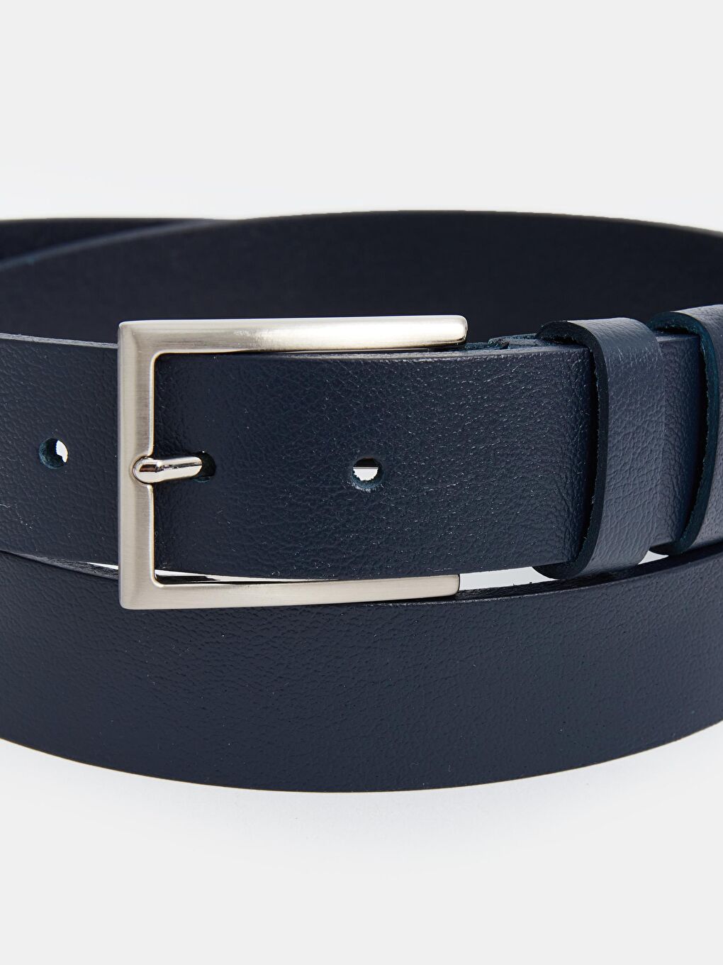 %100 Deri Lacivert Erkek Kemeri 	 BUK15-1