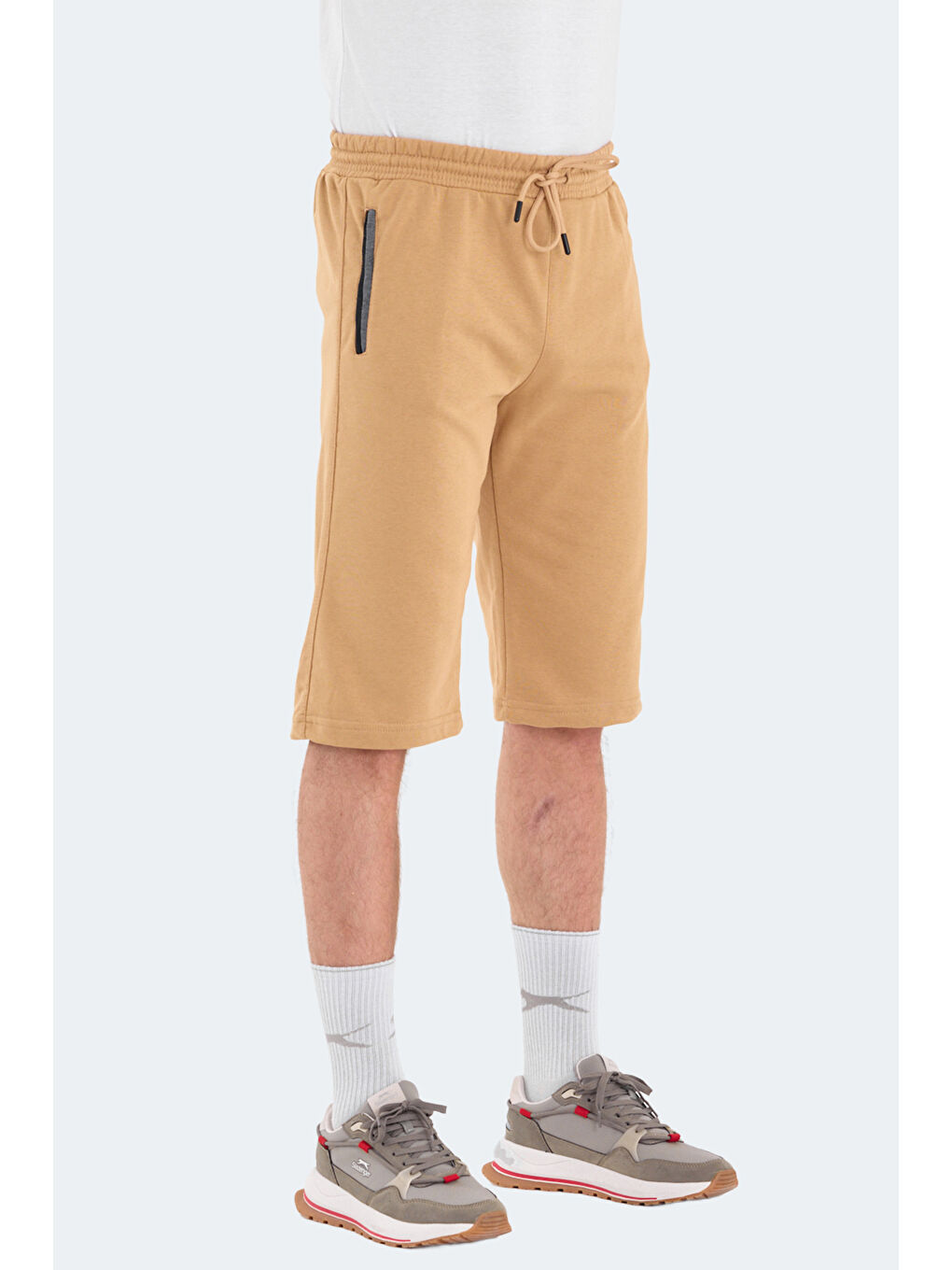 NEER Erkek Cepli Kapri Bej Şort-2