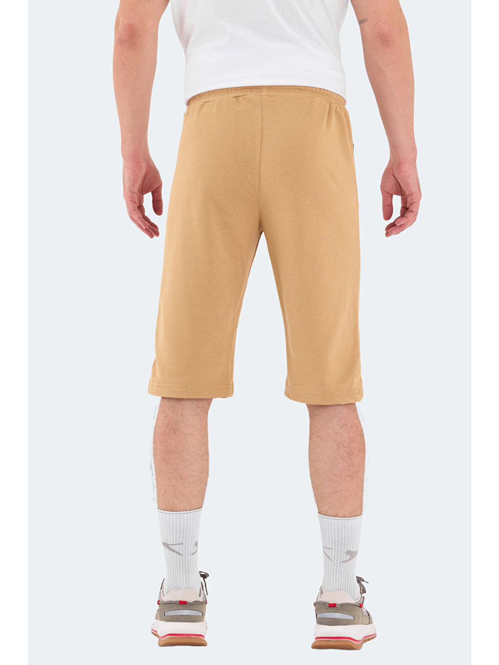 NEER Erkek Cepli Kapri Bej Şort-5