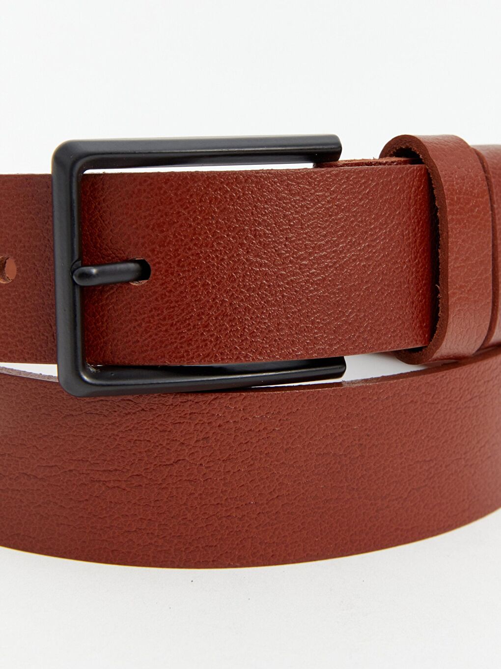 Kahverengi %100 Deri Taba Rengi Erkek Kemeri BUK13-1