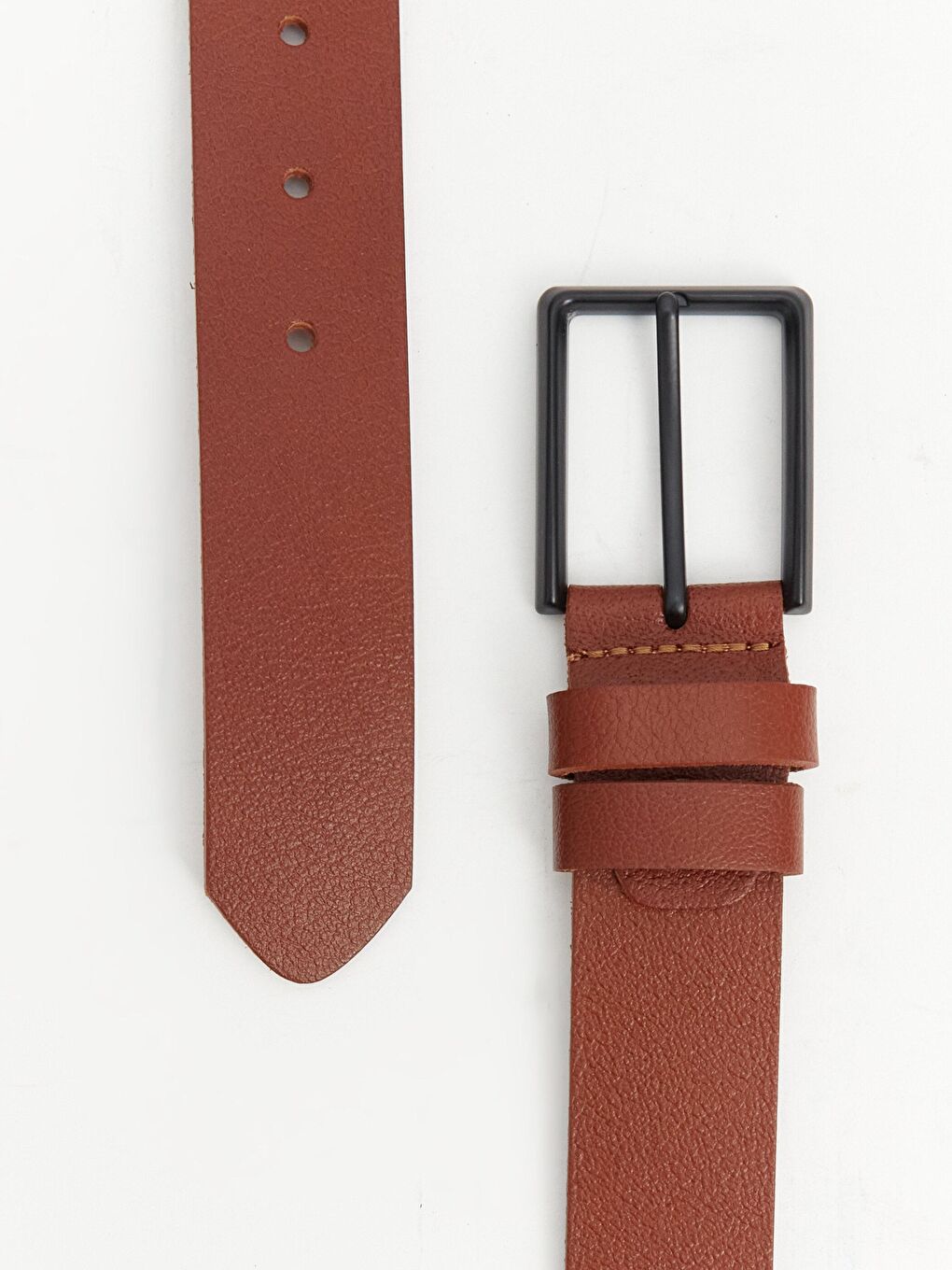 Kahverengi %100 Deri Taba Rengi Erkek Kemeri BUK13-2