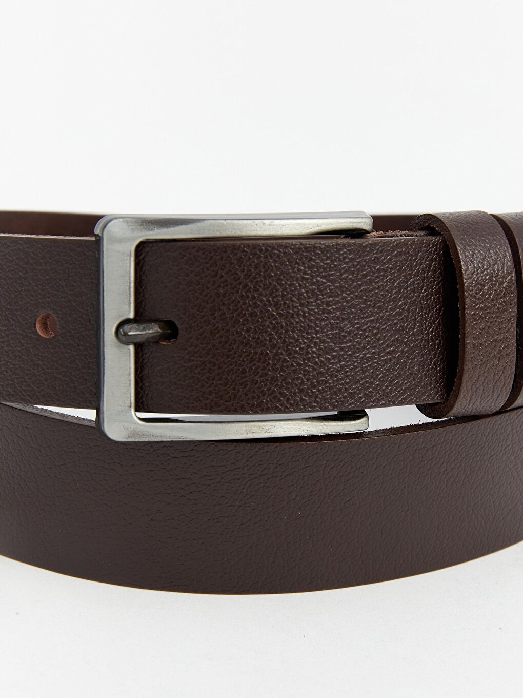 %100 Deri Kahverengi Erkek Kemeri BUK11-1